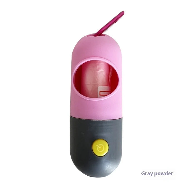 Poop Bag Holder with LED Light