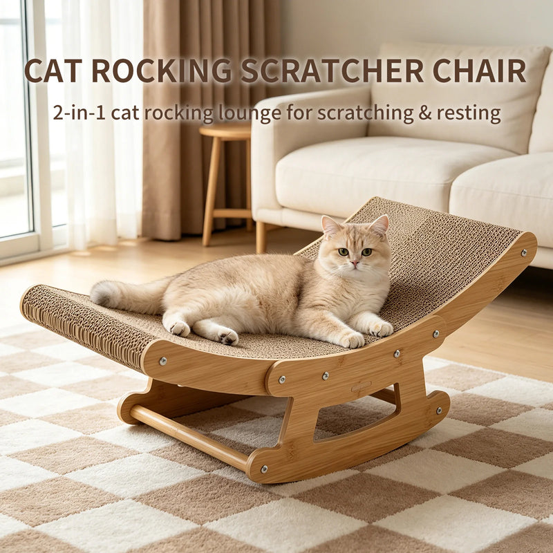 Rocking Scratcher Lounge for Cats