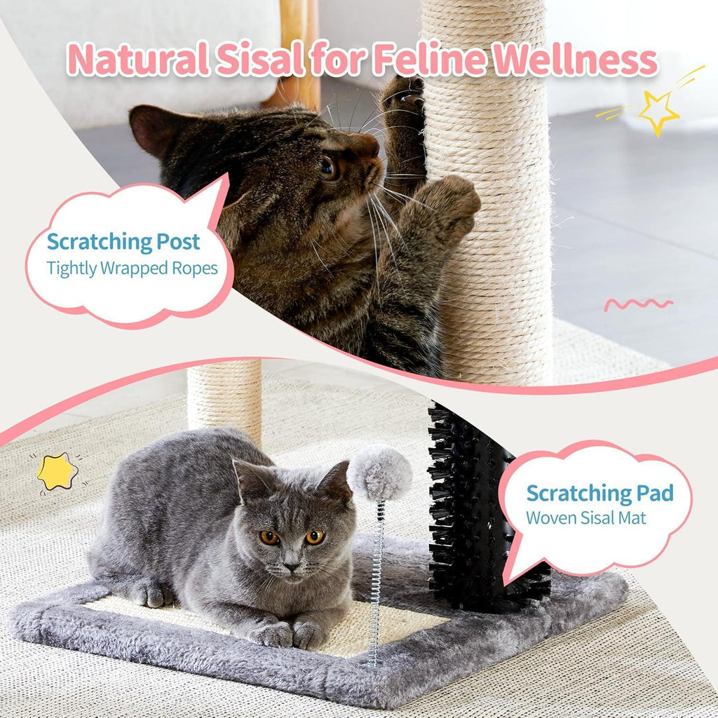 Compact 4-in-1 Cat Tree