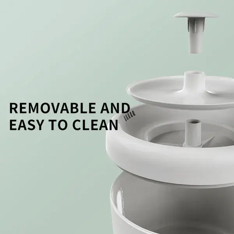 Quiet Flow Cat Water Fountain, 2.5L