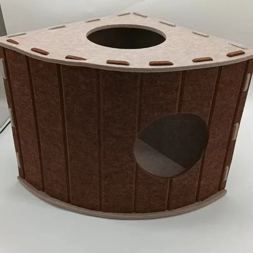 Felt Cat Cave Bed