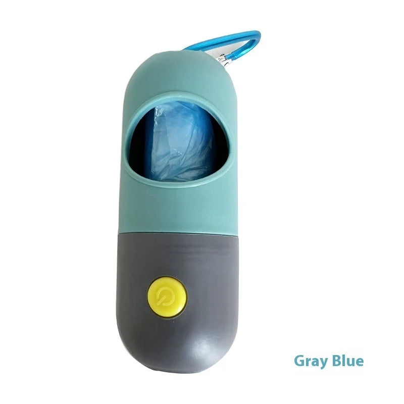 Poop Bag Holder with LED Light