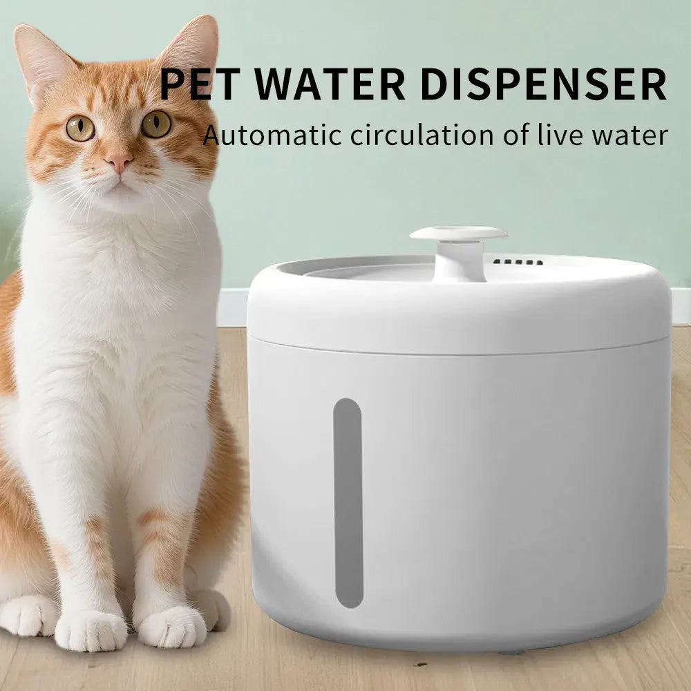 Quiet Flow Cat Water Fountain, 2.5L