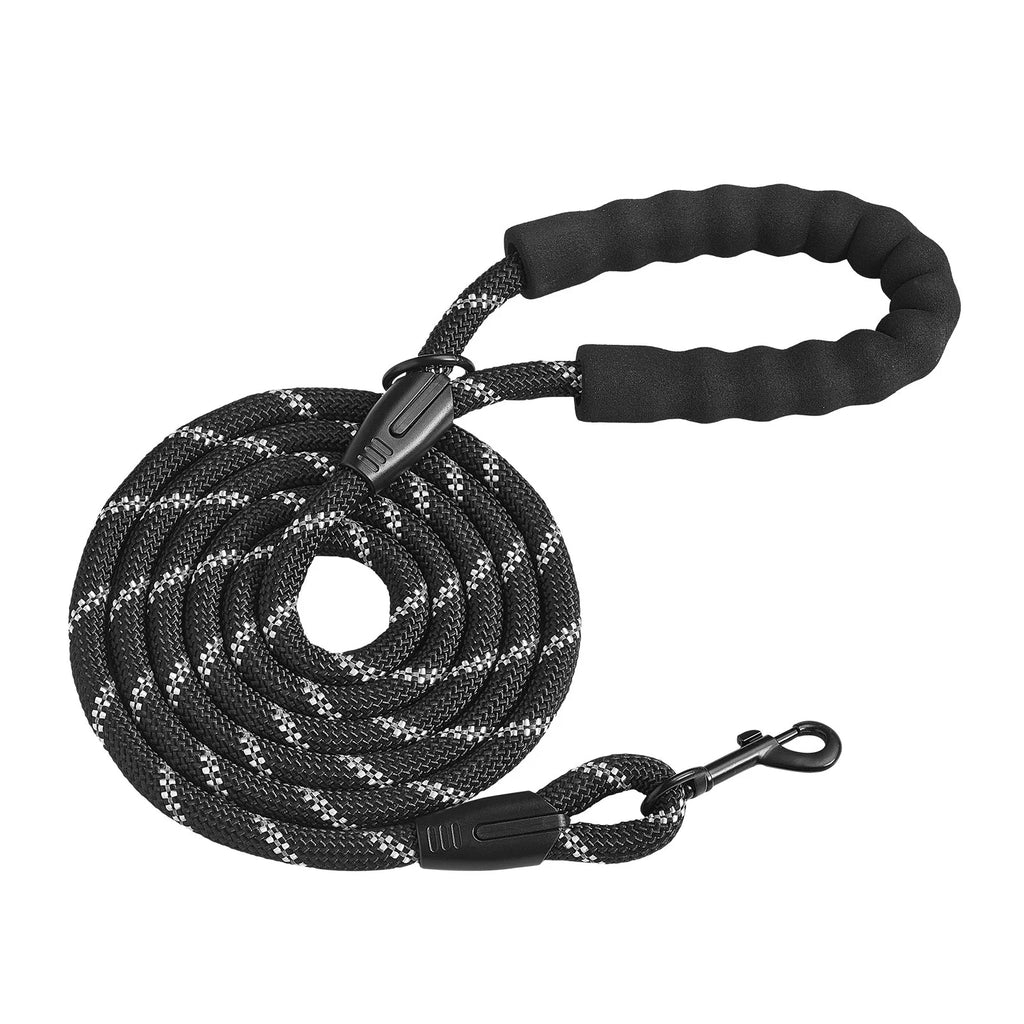 Padded-Handle Rope Leash, 6 ft