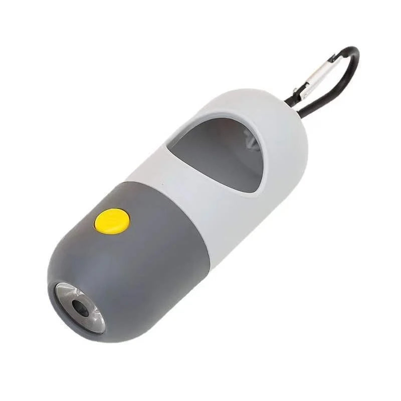 Poop Bag Holder with LED Light
