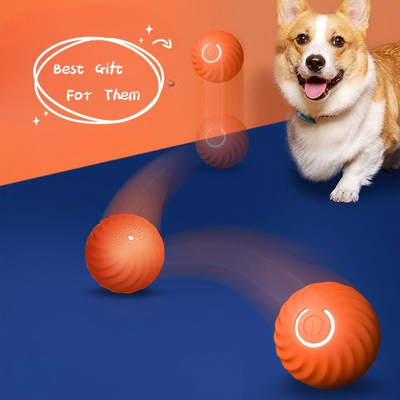 Self-Bouncing Smart Ball for Dogs