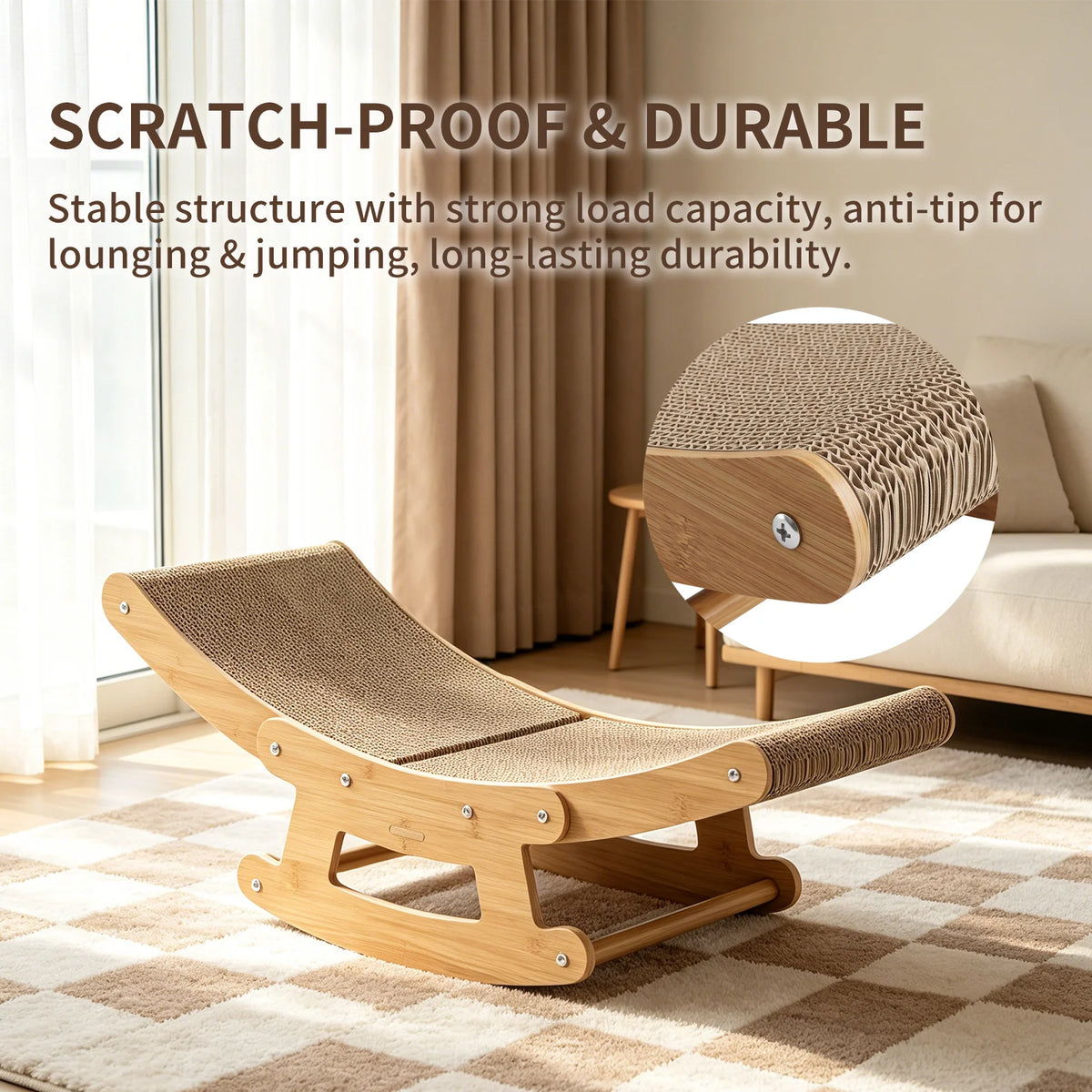 Rocking Scratcher Lounge for Cats