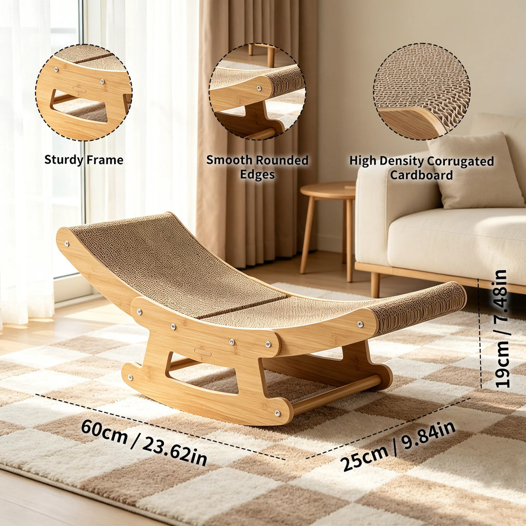 Rocking Scratcher Lounge for Cats