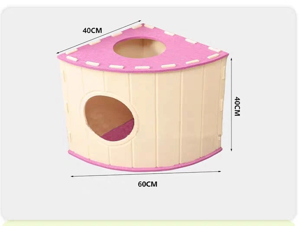 Felt Cat Cave Bed