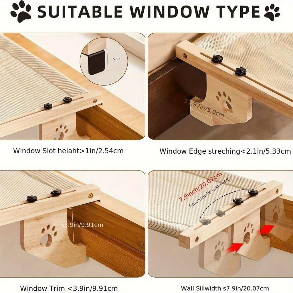 Window Sill Cat Perch